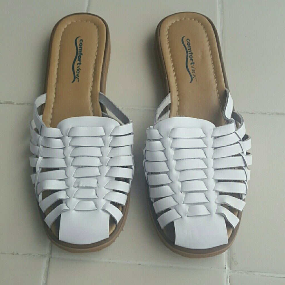 Slip on loafers, leather ,Comfort View, Size-7M